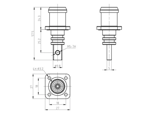 รายละเอียดของขั้วต่อ ESC-HP120