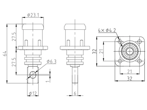 รายละเอียดของขั้วต่อ ESC-HP200