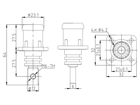 รายละเอียดของขั้วต่อ ESC-HP200