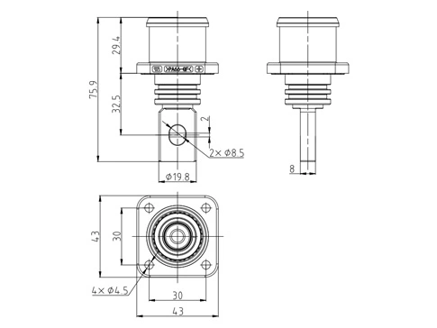 รายละเอียดของขั้วต่อ ESC-HP400