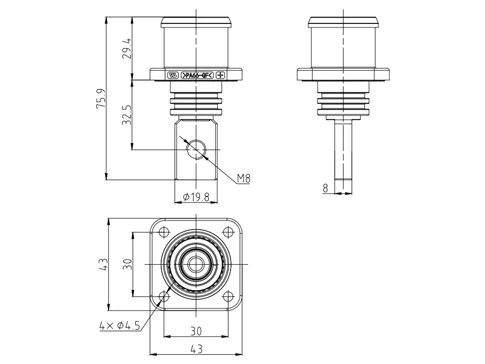 รายละเอียดของขั้วต่อ ESC-HP400