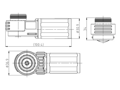 รายละเอียดของขั้วต่อ ESC-HP400