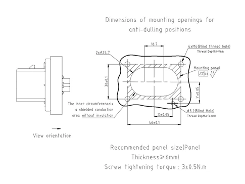 รายละเอียดของขั้วต่อไฟฟ้า YGEV2-3pin Series