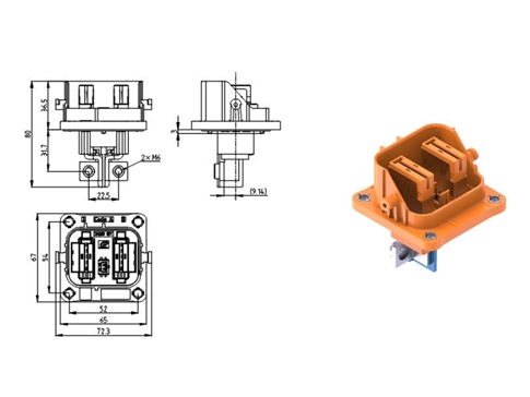 รายละเอียดของขั้วต่อไฟฟ้า YGEV5 Series